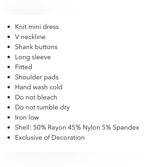 Endless Rose Shank Button V-Neckline Knit Mini Dress - Picture 14 of 15